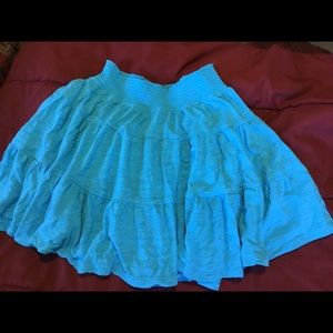 Blue cotton skirt - old navy